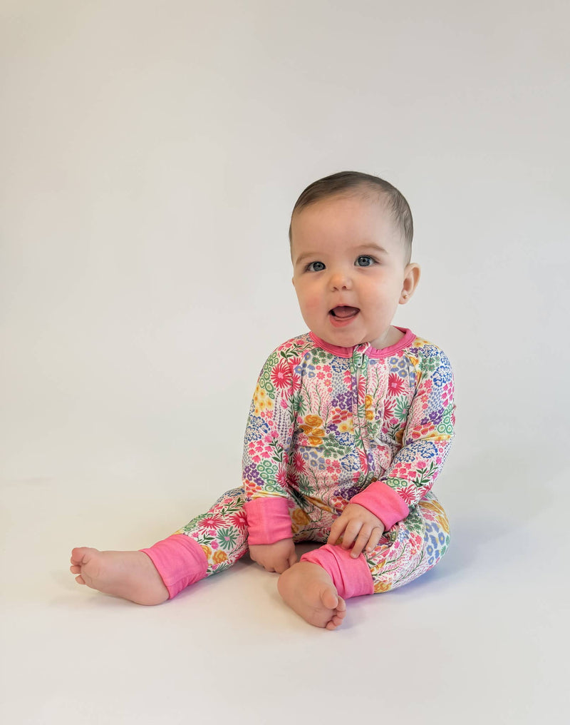 Flower Fields - Convertible Zip PJ