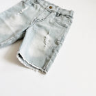 Bermuda Denim Shorts - Slate Gray