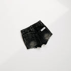 Girls Denim Shorts - Faded Black