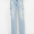Judy Blue Full Size High Waist Straight Cargo Jeans