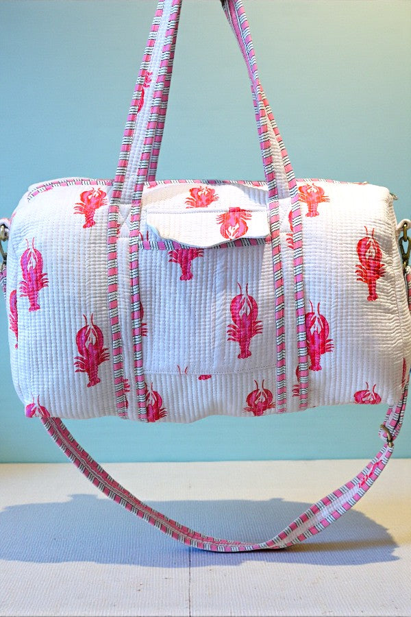 SC - ETA 2/10 - Coastal Catch Lobster Print Duffel Bag