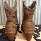 SHIMMERING COUNTRY GIRL RHINESTONE BROWN BOOTS