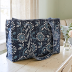 SC - ETA 6/29 - Isla Navy Blue Floral Tote Bag