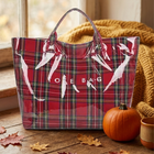SC - ETA 9/8 - Red Plaid TOTE BAG