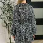 A Cheeky Little Time Tiered Dress in Black