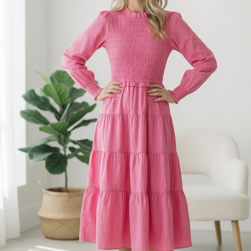On a Sugar Rush Smocked Midi Dress