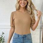 The Simply Chic Taupe Bodysuit
