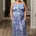 Abby Road - Royal Blue Maxi Dress