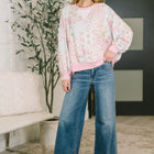 A Little Bias Printed Patchwork Top