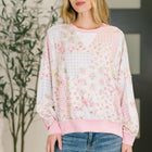 A Little Bias Printed Patchwork Top
