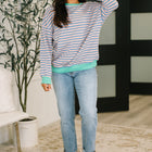 All For the Color Drop Shoulder Pullover