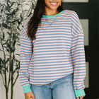 All For the Color Drop Shoulder Pullover