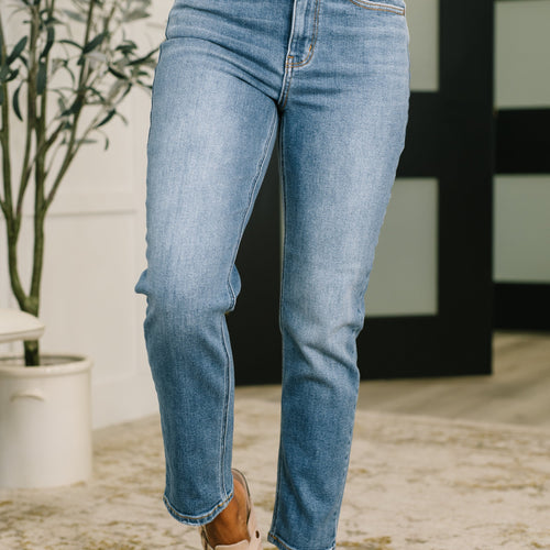 Amelia High Waist Ankle Straight