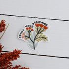 Count Your Blessings | handlettered sticker