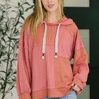 Balloon Sleeve Cut Sew Sweater Knit Top in Mauve
