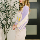 Barely Justified Striped Dolman Sleeve Top