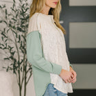 Because I Can Drop Shoulder Henley Top