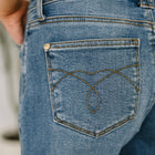 Bella High Waist Soft Barrel Stitch Thru Pocket
