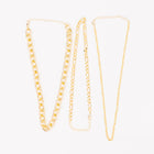 Big, Bold and Beautiful Layered Chunky Necklace in Gold