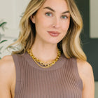 Big, Bold and Beautiful Layered Chunky Necklace in Gold