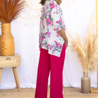Botanical Bliss - Half Sleeve Top