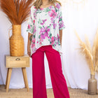 Botanical Bliss - Half Sleeve Top