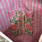 SC - ETA 2/20 - Ronan Green and Pink Floral Tote Bag