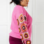 Can't Stop this Feeling V-Neck Knit Sweater