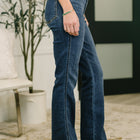 Casey Mid Rise Bootcut with Cell Phone Back Pocket & Slit