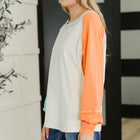 Color Me Confused Color Block Top