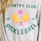 Country Club Pickle Ball Graphic Sweatshirt