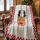 SC - ETA 9/30 - Santa's Sweetheart Reindeer Blanket