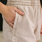 Daily Routine  Mineral Wash Shorts in Ash Mocha