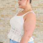 Day Dancing Ruffle Knit Tank Top