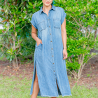 Deep Tide Maxi Dress