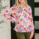Distinguished Guest Floral Button Down