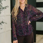Doing the Most Polka Dot Blouse