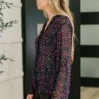 Doing the Most Polka Dot Blouse