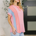 Don't Stop Til' You Get Enough Color Block Top