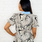 Don't Want to Wait Zebra Print Top