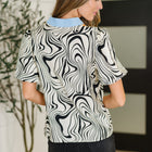 Don't Want to Wait Zebra Print Top