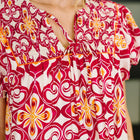 Don't You Go Away Balloon Sleeve Dress