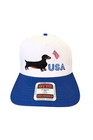 SC - Red White and Woof Embroidered Hat
