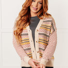 Effortless Elements Striped Cardigan