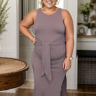 Embrace Your Beauty - Mauve Dress