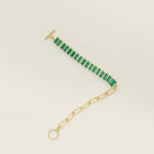 Esmeralda Toggle Bracelet in Green