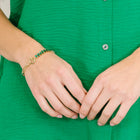 Esmeralda Toggle Bracelet in Green