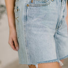 Evelyn Mid Rise Rigid Magic Dad Shorts