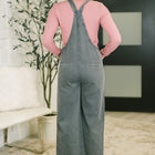 Exactly Where You Are Jumpsuit in Ash Black