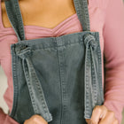 Exactly Where You Are Jumpsuit in Ash Black